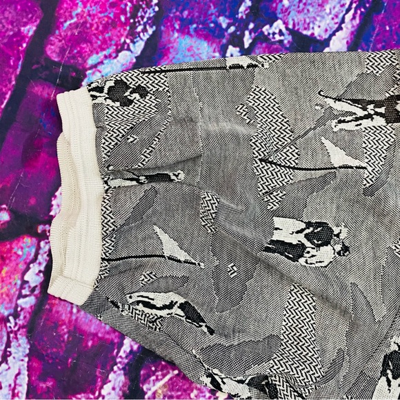 Vintage Sansabelt Golf Polo Shirt Adult 2XLarge Gray Knit Fair Isle Golfing Mens - Picture 5 of 5